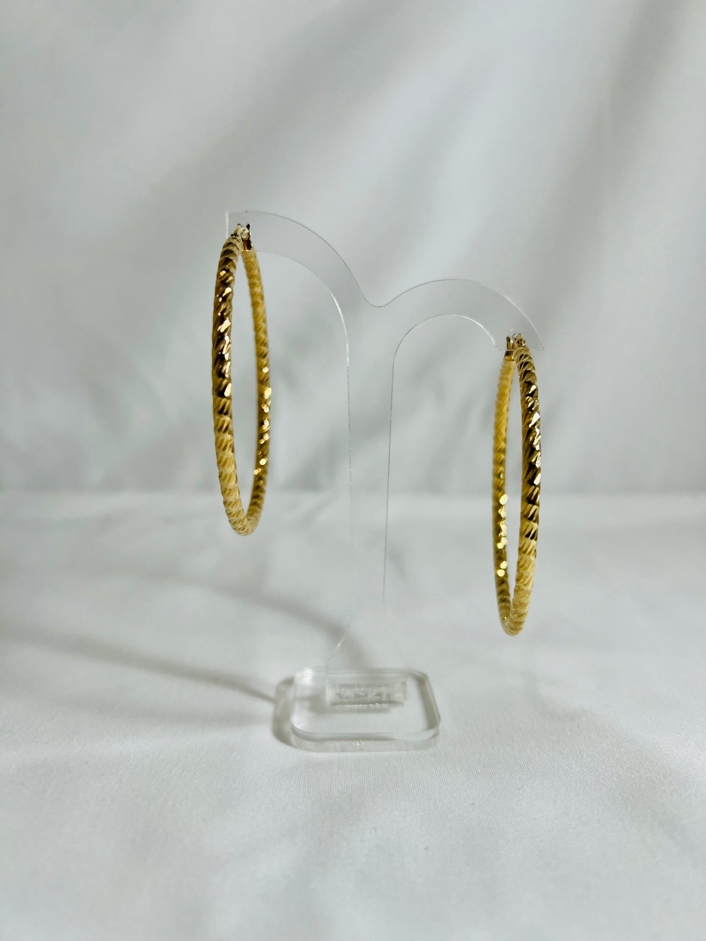 Gold Plated hoop #0525-1