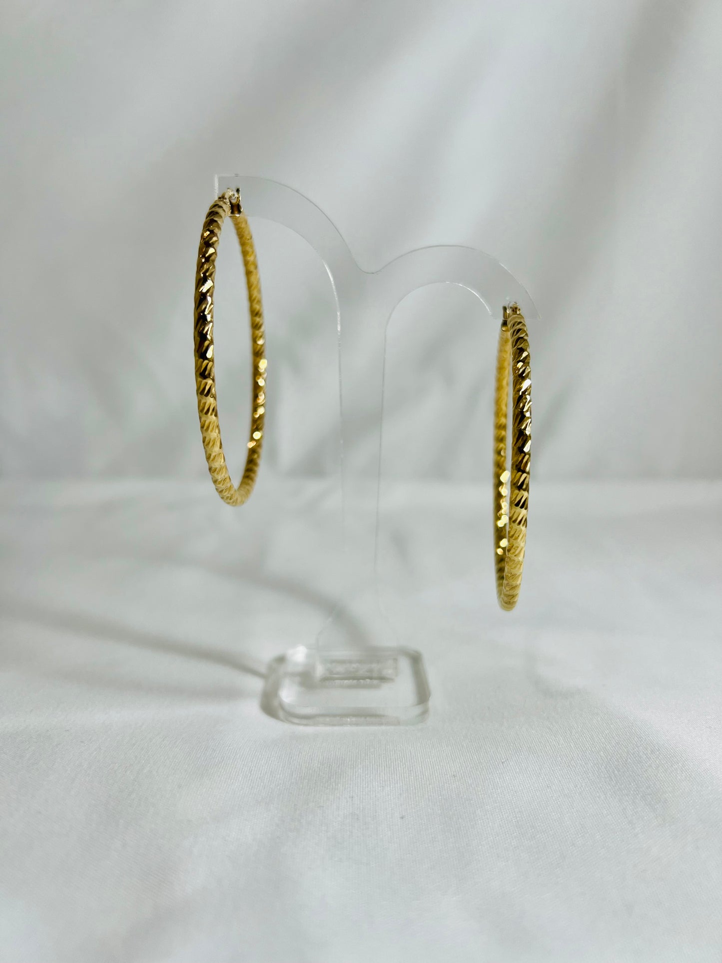 Gold Plated hoop #0525-1