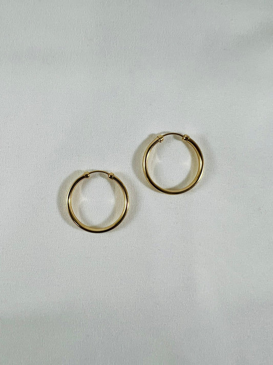 Gold filled small hoop #S-20