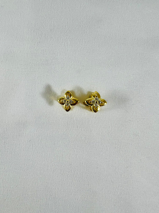 Gold plated silver ear cuffs #0450